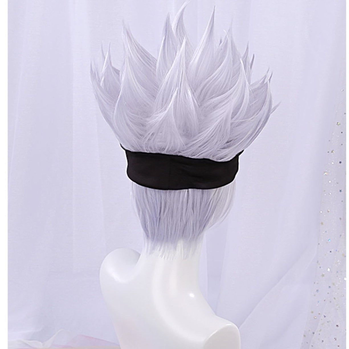 Jujukaitsu Kaisen Satoru Gojo Short White Hair Basic Wig