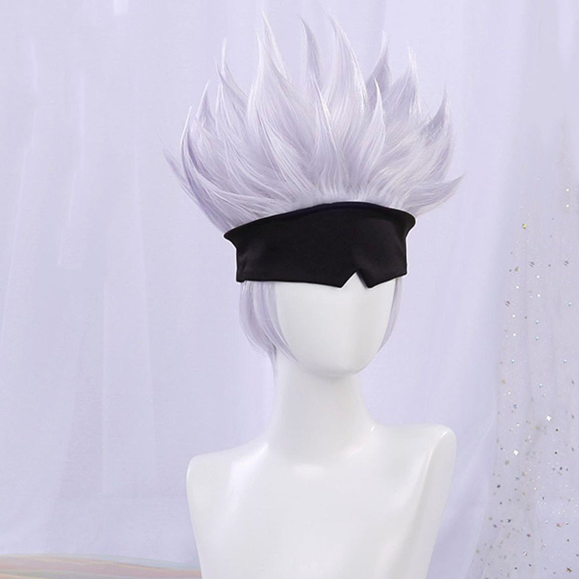 Jujukaitsu Kaisen Satoru Gojo Short White Hair Basic Wig