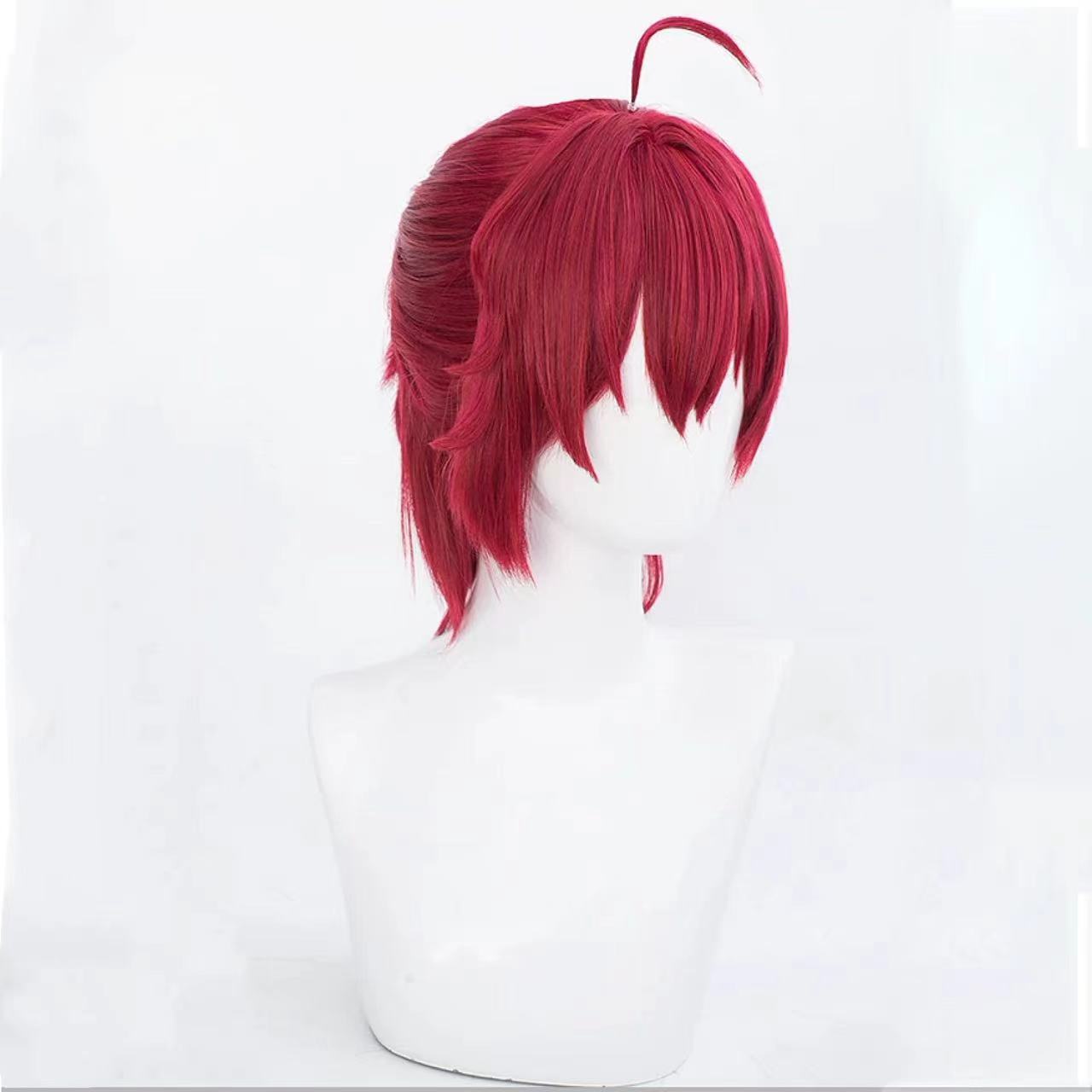 Honkai: Star Rail Luka Long Red Hair Basic Wig