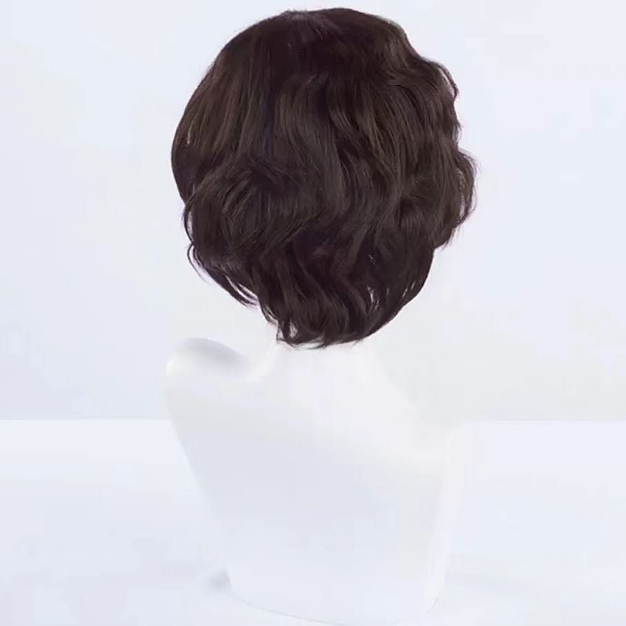 Bungo Stray Dogs Dazai Osamu Short Brown Hair Basic Wig