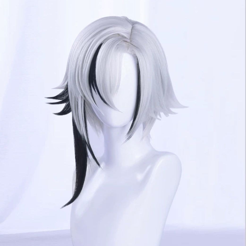 Genshin Impact Arlecchino Short/Long Mix Hair Basic Wig