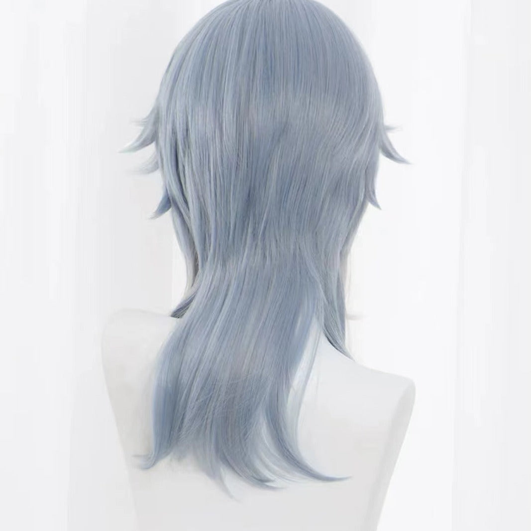 KOOLLIA-Honkai: Star Rail Sunday Long Grey Hair Basic Wig