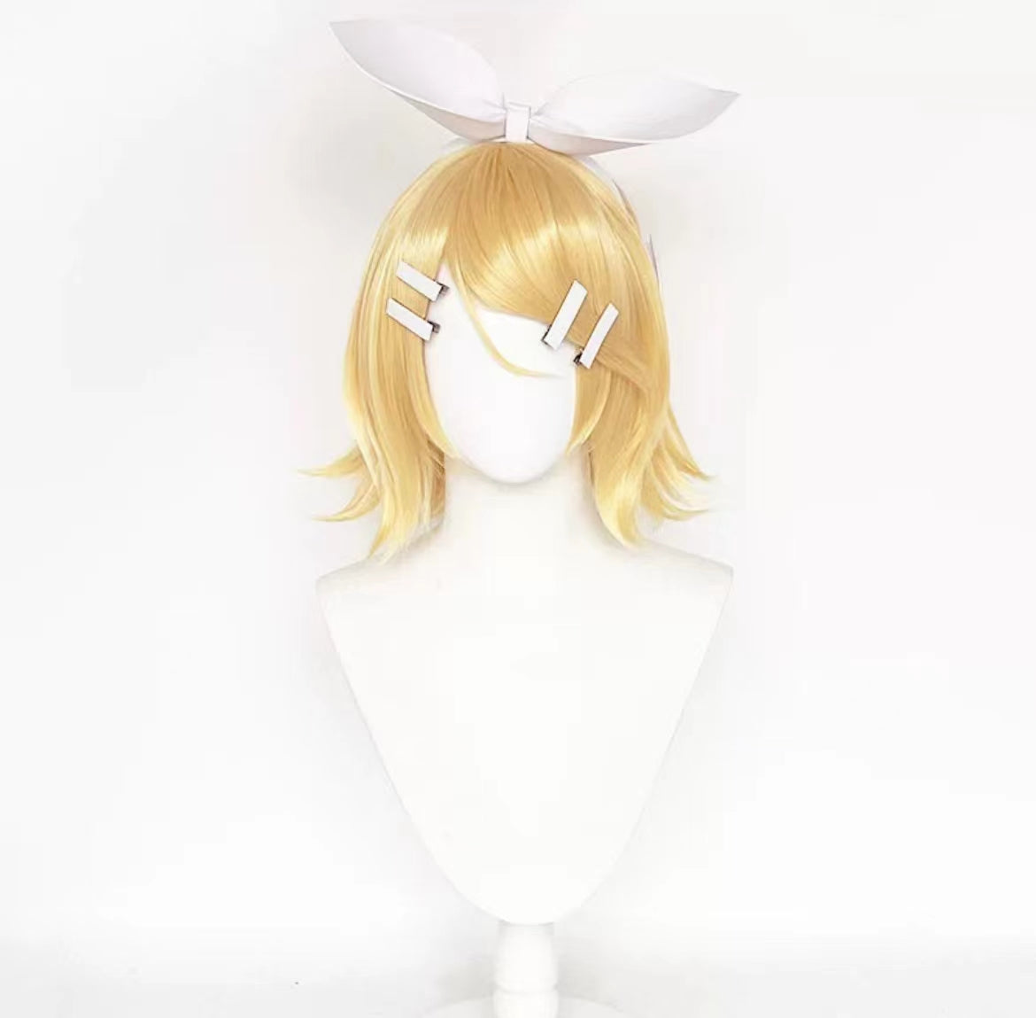 Virtual Singer Kagamine Rin&Kagamine Len Short Yellow Hair Basic Wig