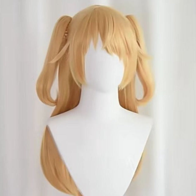 Genshin Impact Fischl Long Yellow Hair Basic Wig