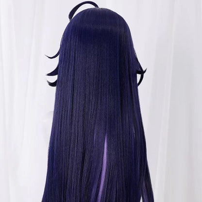 Honkai: Star Rail Seele Lange lila Haare Basic Perücke