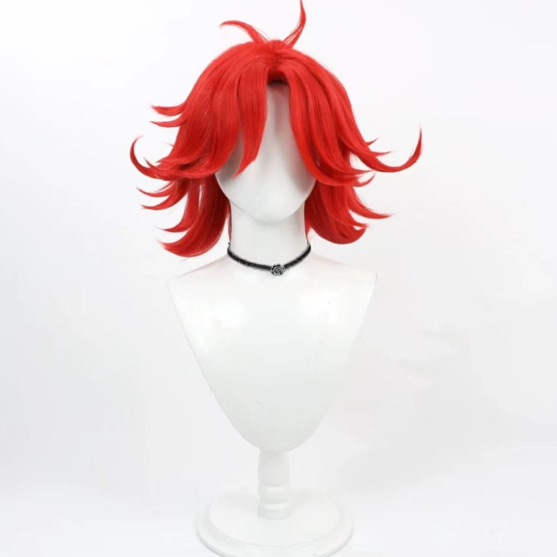 Hazbin Hotel Niffty Shortb Red Hair Basic Wig