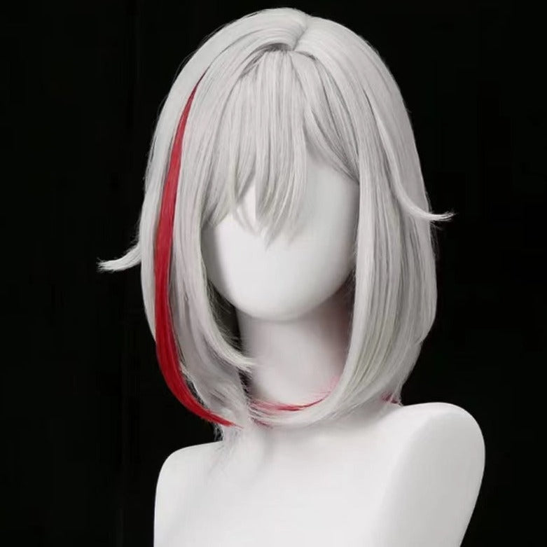 Honkai: Star Rail Topaz Short White Hair Basic Wig