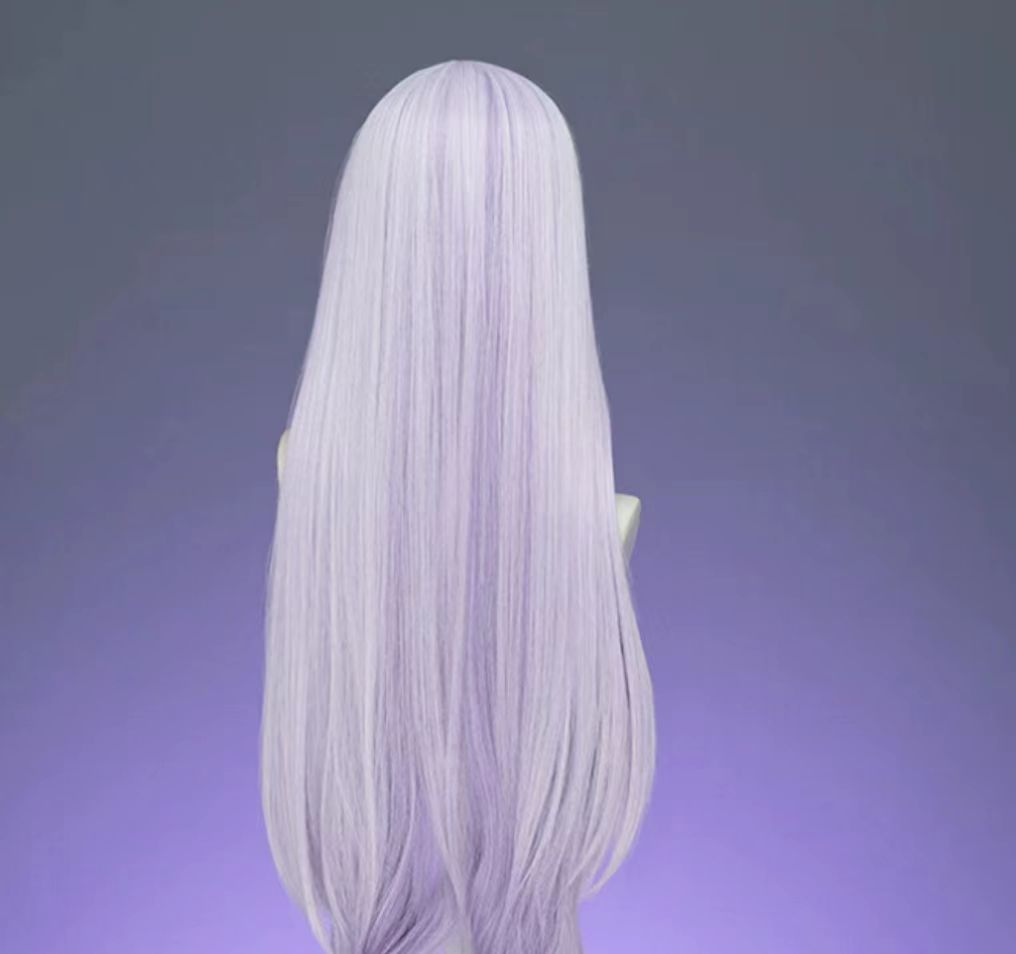 Honkai: Star Rail Black Swan Long Purple Hair Basic Wig