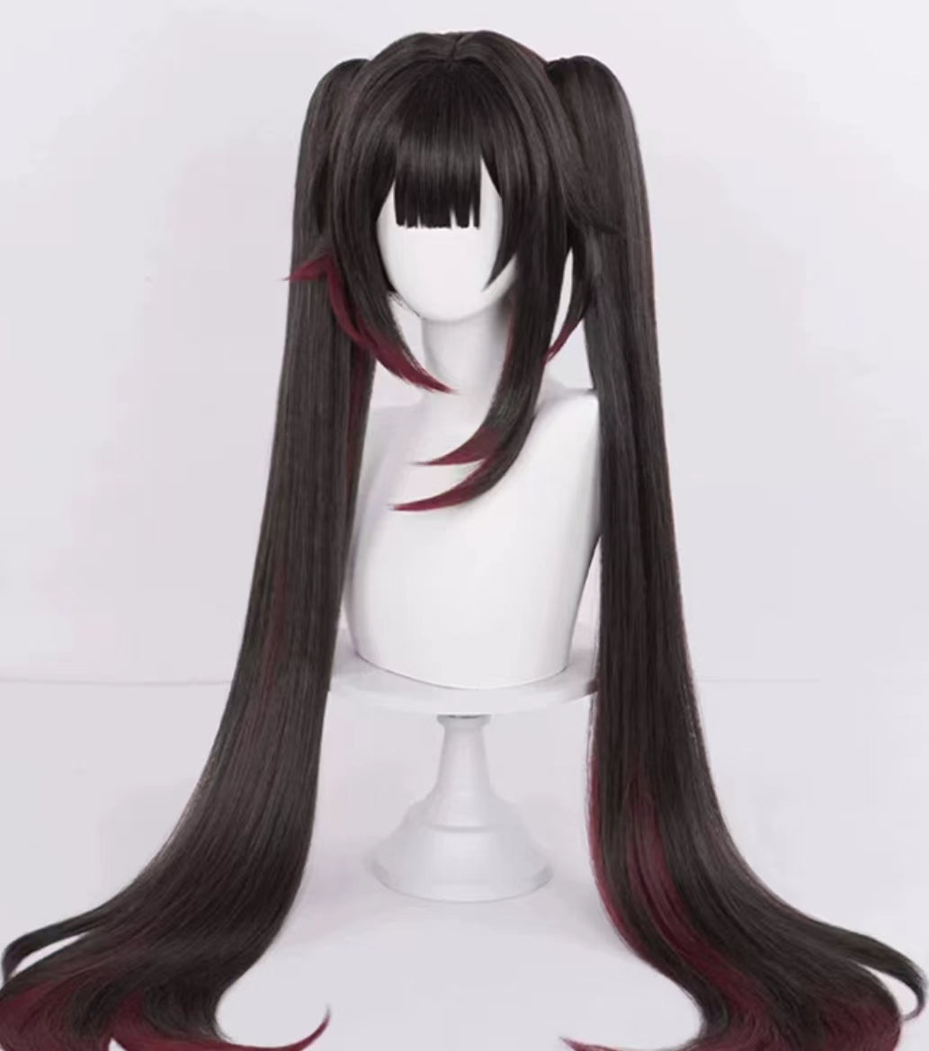 Honkai: Star Rail Sparkle Long Black Hair Basic Wig