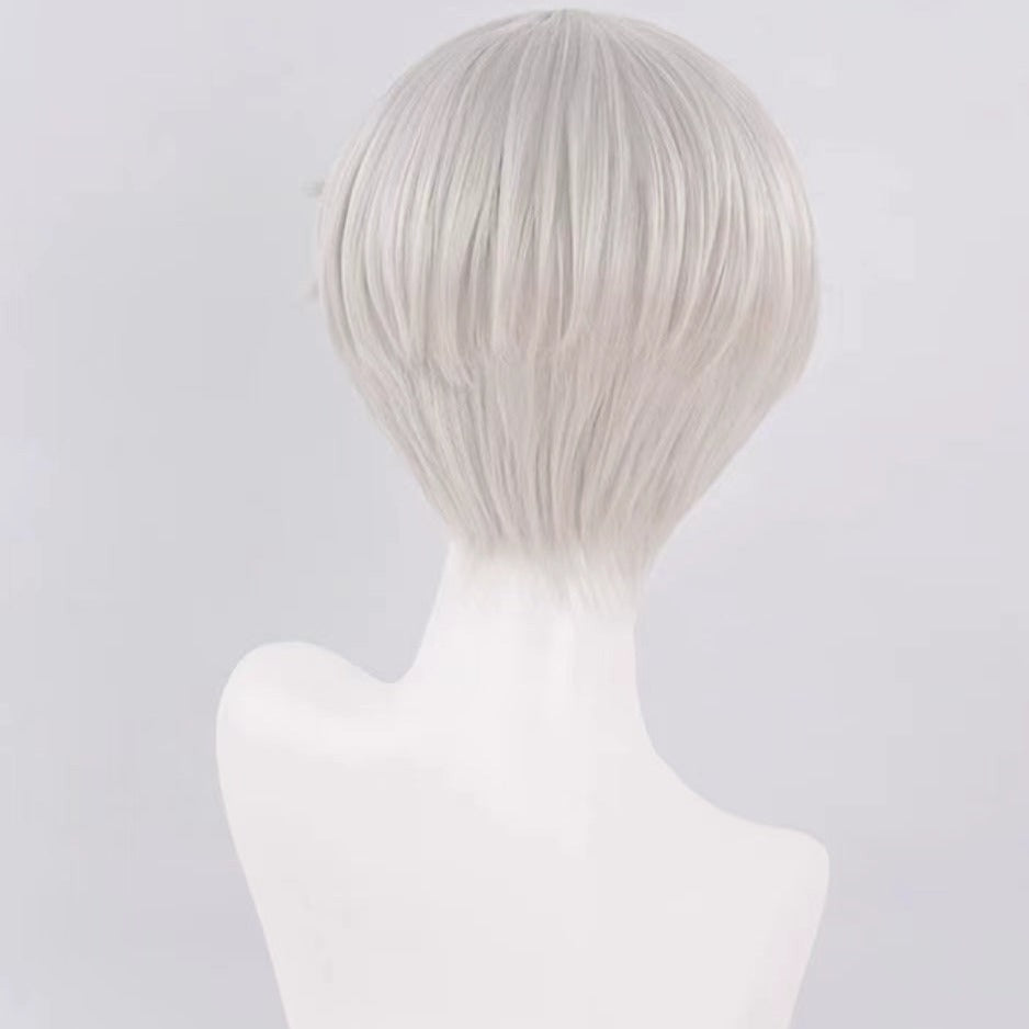 Jujutsu Kaisen Inumaki Toge Short white Hair Basic Wig