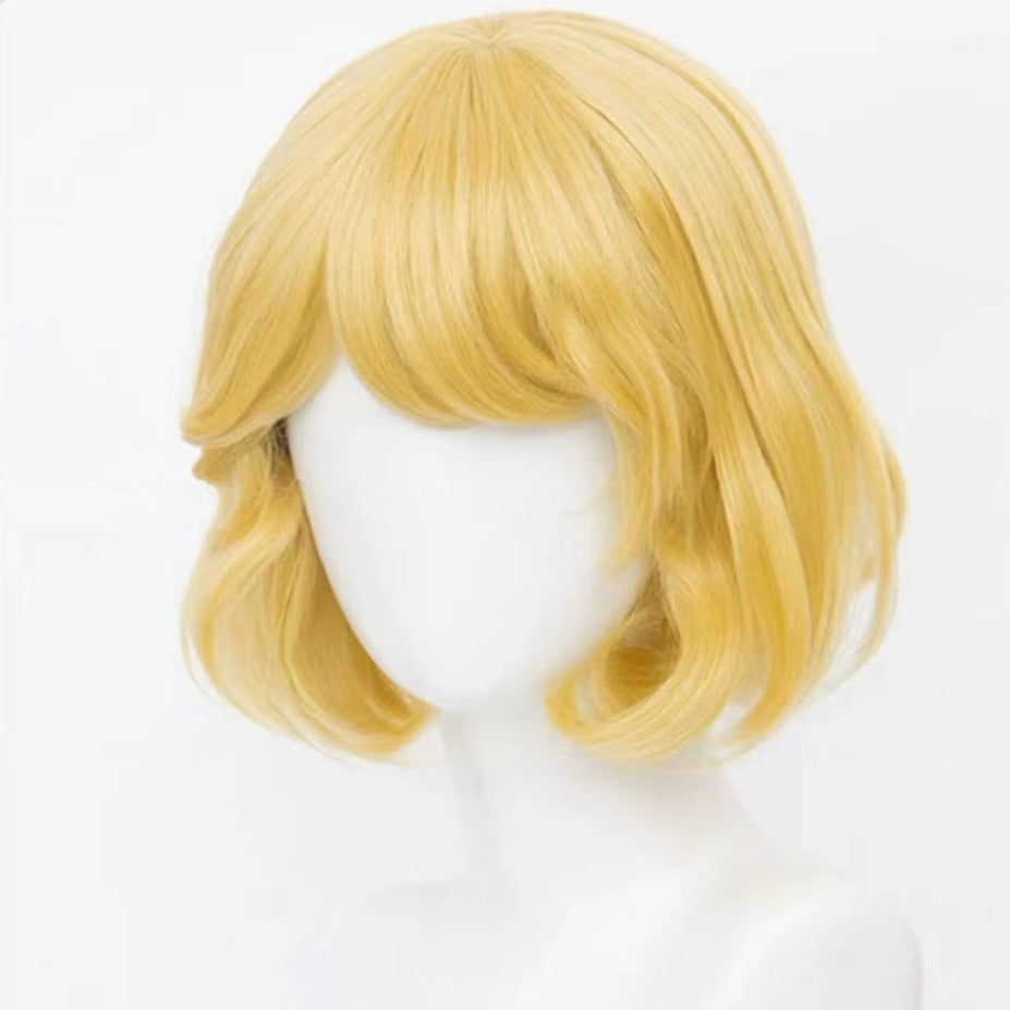 Identity V Mind's Eye Helena Adams (Starlight Maiden) Kurze gelbe Haare Basic Perücke