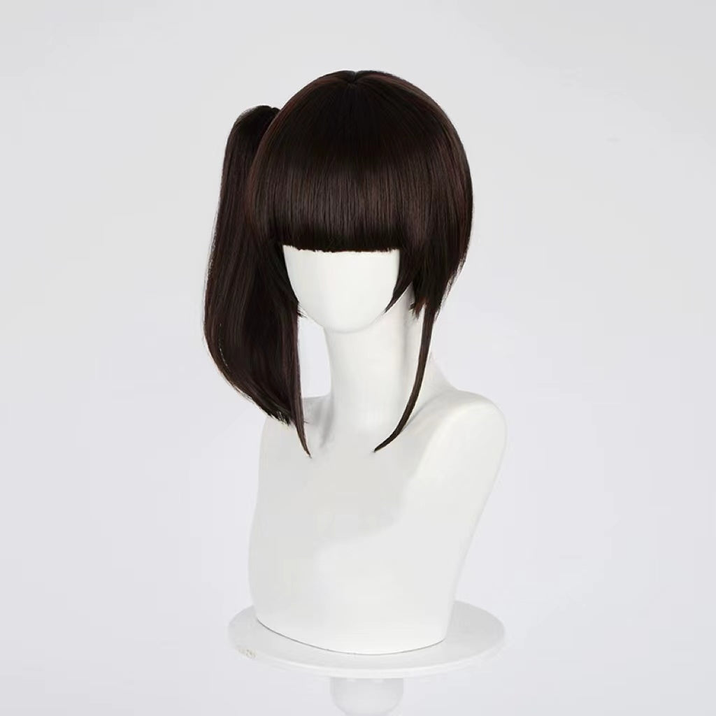 Demon Slayer Tsuyuri Kanawo Short Black Hair Basic Wig