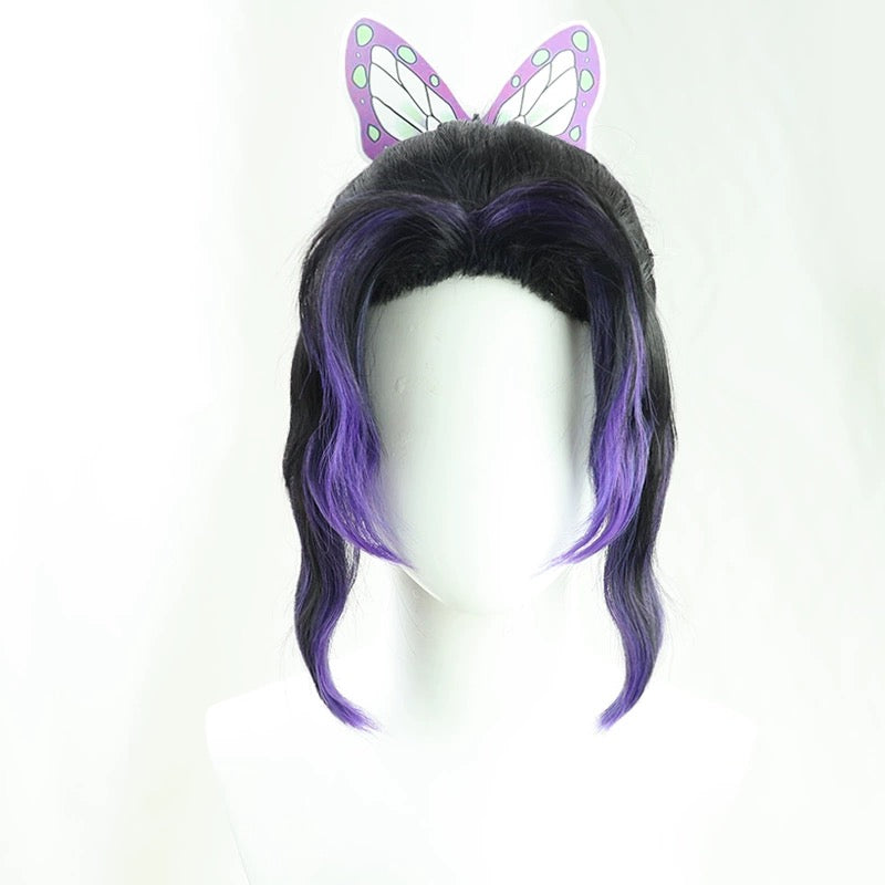 Demon Slayer Kochou Shinobu Short Mix Hair Basic Wig