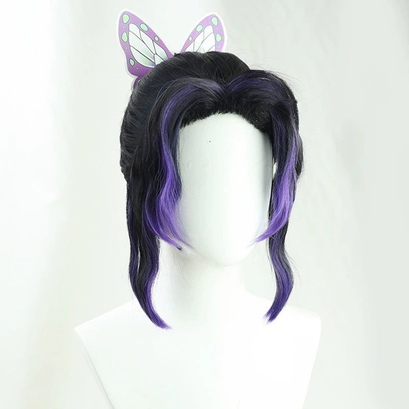 Demon Slayer Kochou Shinobu Short Mix Hair Basic Wig