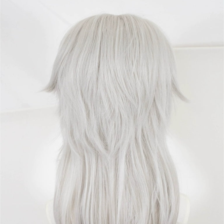 Demon Slayer Uzui Tengen Short White Hair Basic Wig