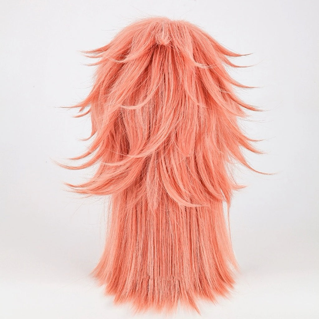 Demon Slayer Sabito Short Pink Hair Basic Wig