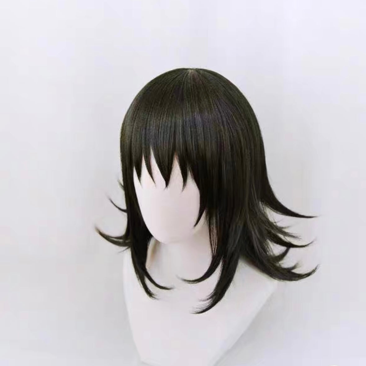 Demon Slayer Makomo Short Black Hair Basic Wig