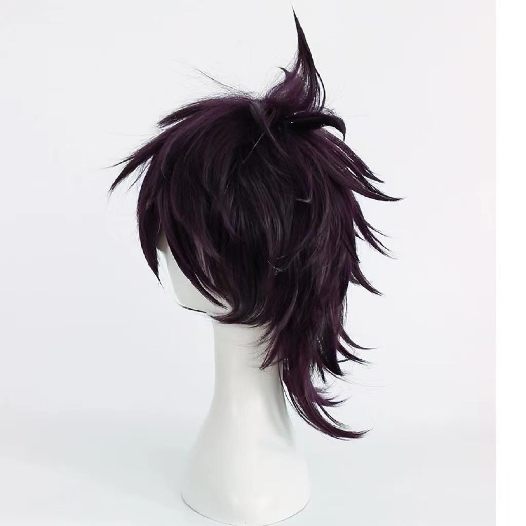 JoJo's Bizarre Adventure Narancia Ghirga Short Purple Hair Basic Wig