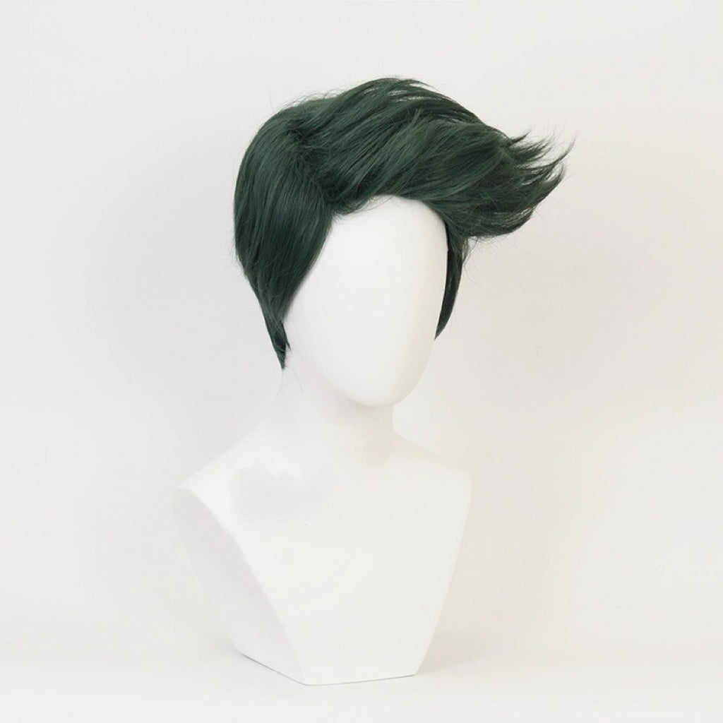 JoJo's Bizarre Adventure Rohan Kishibe Short Green Hair Basic