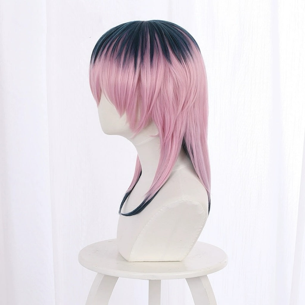 Tokyo Revengers Rindou Haitani Short [Black, Pink]  Hair Basic Wig