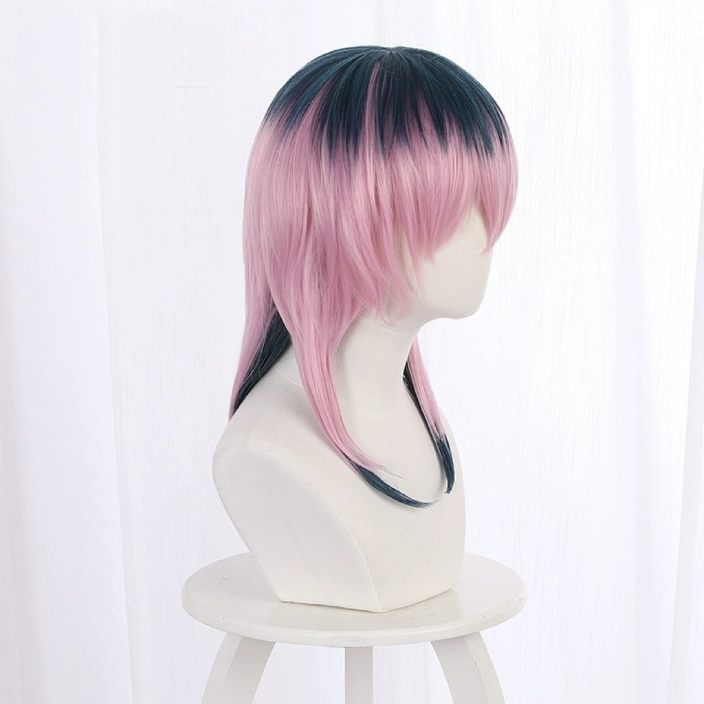 Tokyo Revengers Rindou Haitani Short [Black, Pink]  Hair Basic Wig