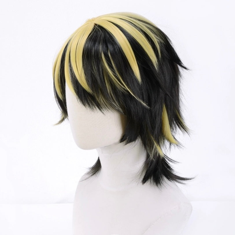 Tokyo Revengers Hanemiya Kazutora Short Mix Hair Basic Wig