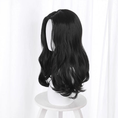 Tokyo Revengers Baji Keisuke Lange schwarze Haare Basic Perücke