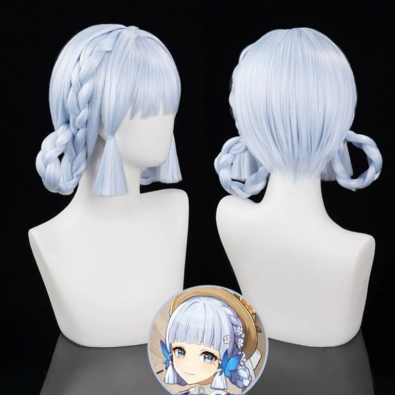 Genshin Impact Kamisato Ayaka Blue Long Hair Basic Wig