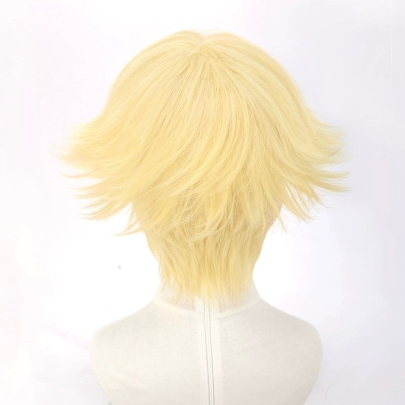 Tokyo Revengers Inui Seishu Short Yellow Hair Basic Wig