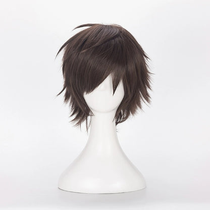 Attack on Titan Eren Yeager Kurzes braunes Haar Basic Perücke