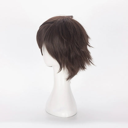 Attack on Titan Eren Yeager Kurzes braunes Haar Basic Perücke