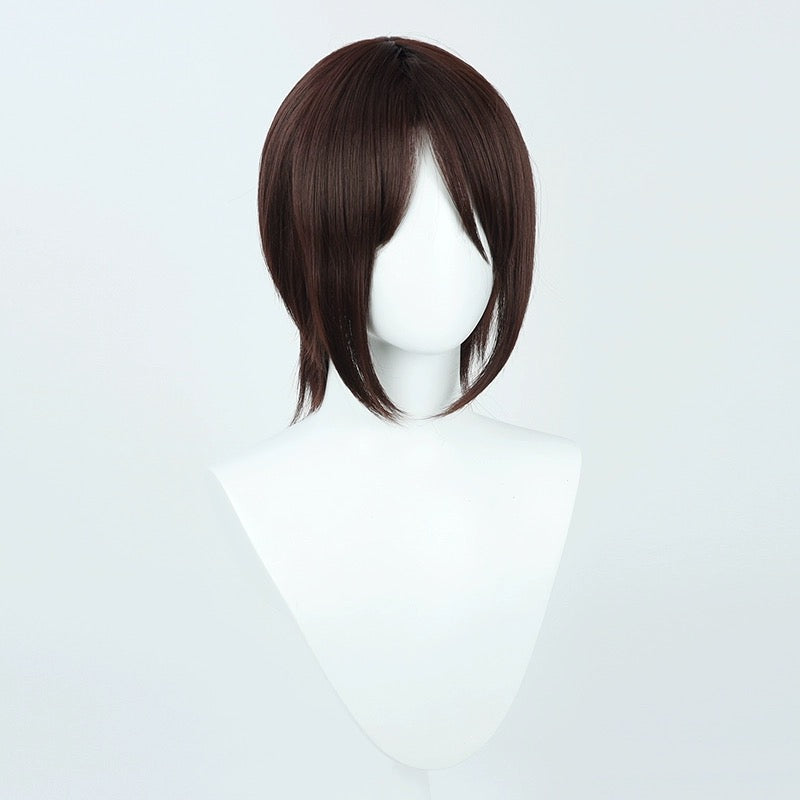 Attack on Titan Eren Jaeger Short Brown Hair Basic Wig