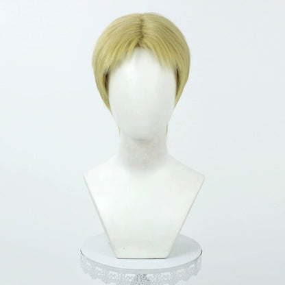 Attack on Titan Reiner Braun Short Green Hair Basic Wig