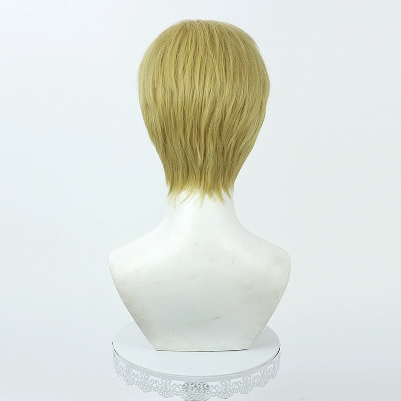 Attack on Titan Reiner Braun Short Green Hair Basic Wig