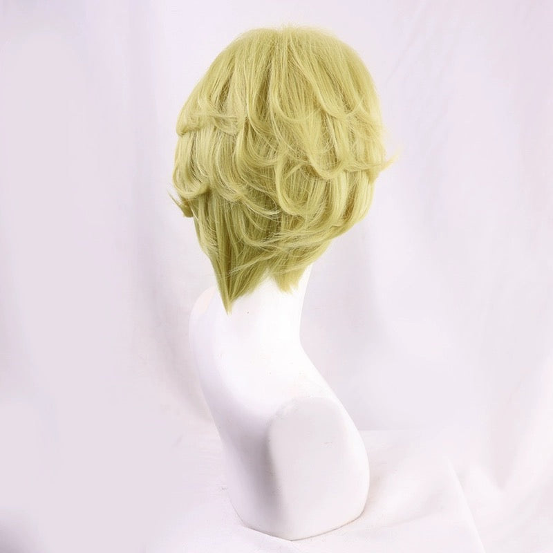 Attack on Titan Zeke Jaeger Short Green Hair Basic Wig