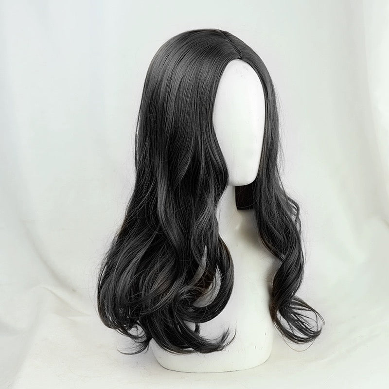 Attack on Titan Pieck Finger Long Black Hair Basic Wig