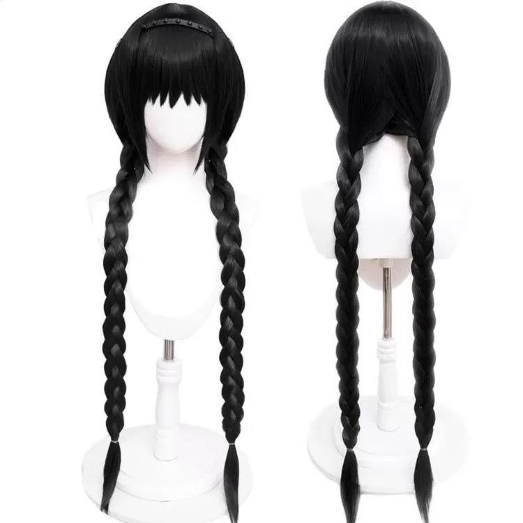 Puella Magi Madoka Magica Akemi Homura Long Black Hair Basic Wig