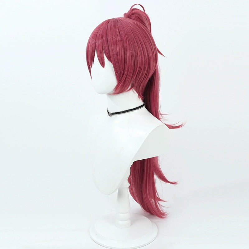 Puella Magi Madoka Magica Sakura Kyouko Long Red Hair Basic Wig