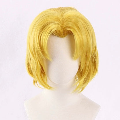 EVA Akagi Ritsuko Kurze gelbe Haare Basic Perücke
