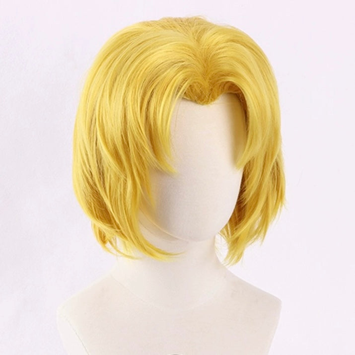 EVA Akagi Ritsuko Kurze gelbe Haare Basic Perücke