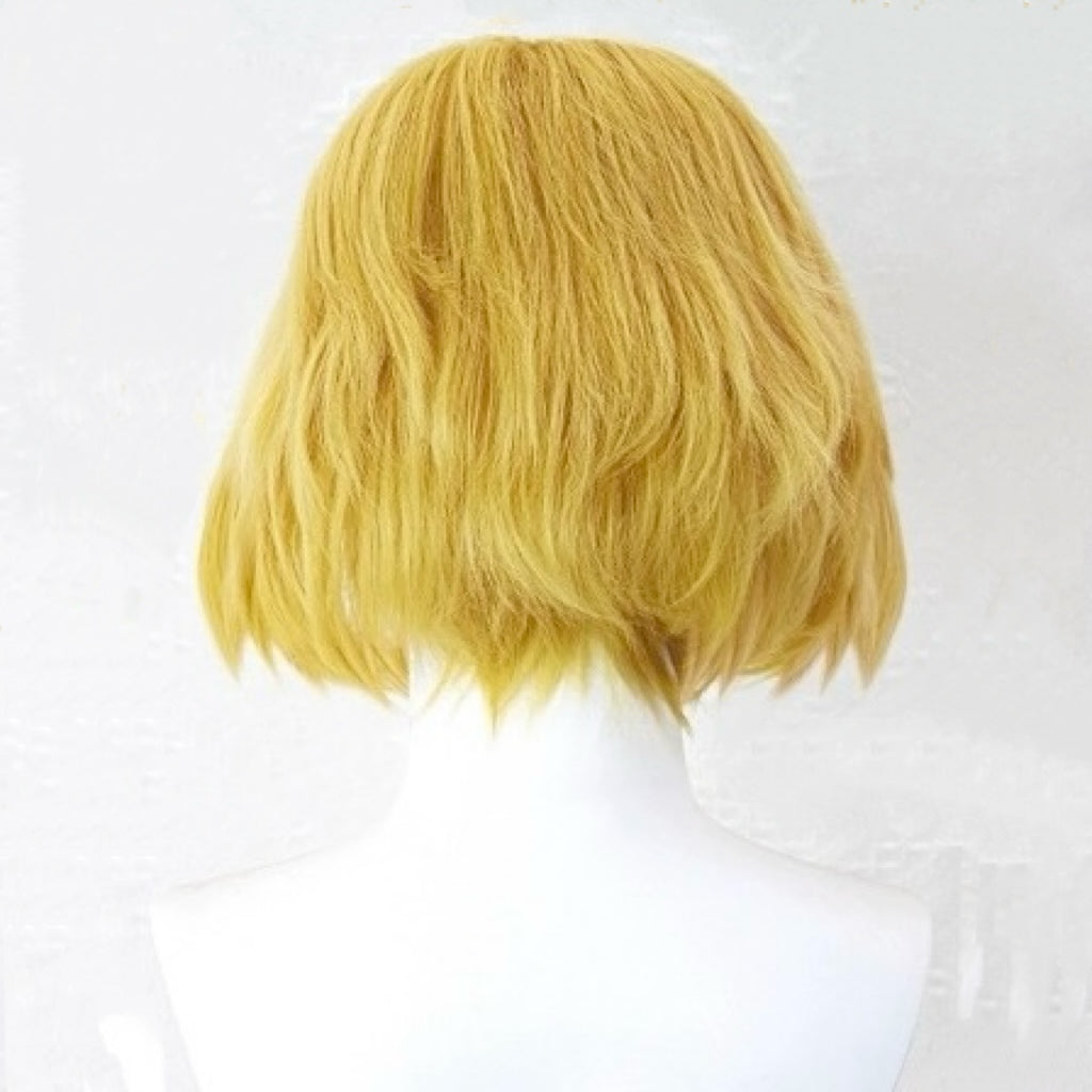 EVA Akagi Ritsuko Short Yellow Hair Basic Wig