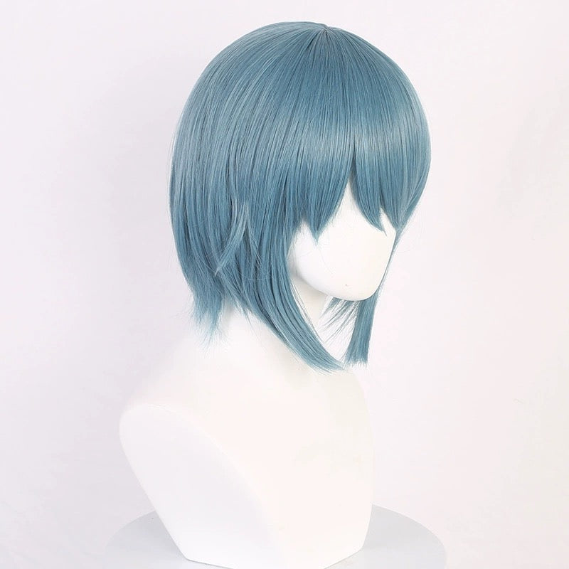 Puella Magi Madoka Magica Miki Sayaka Short Bule Hair Basic Wig