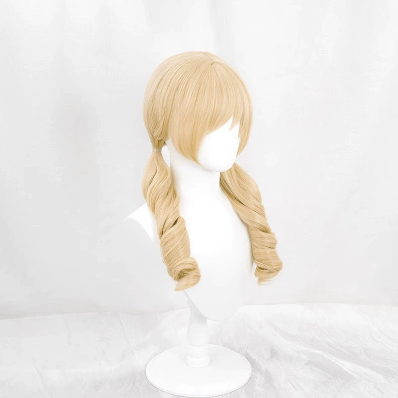 Puella Magi Madoka Magica Tomoe Mami Long Yellow Hair Basic Wig