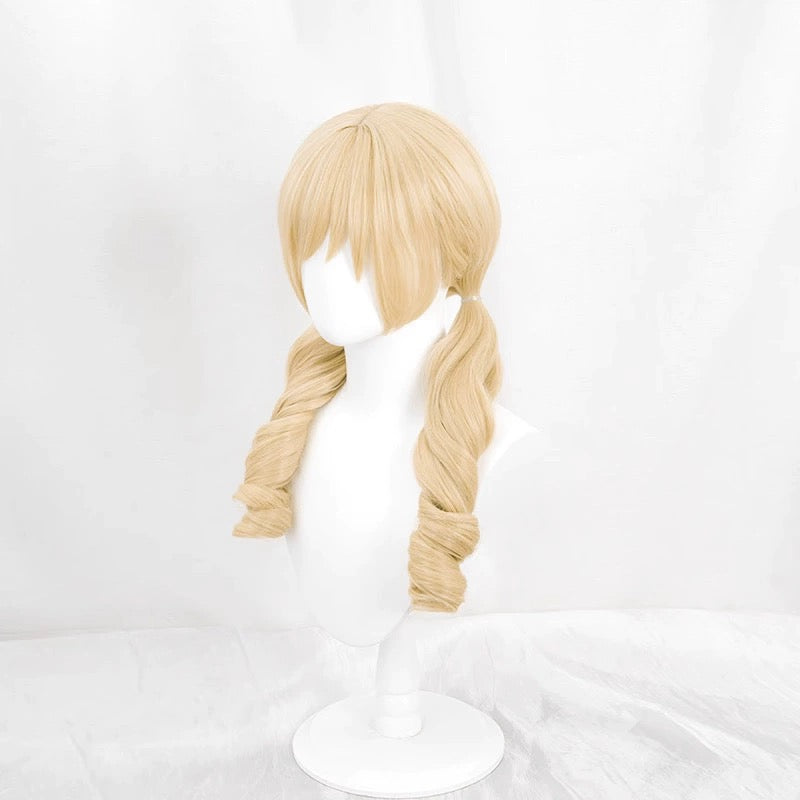 Puella Magi Madoka Magica Tomoe Mami Long Yellow Hair Basic Wig