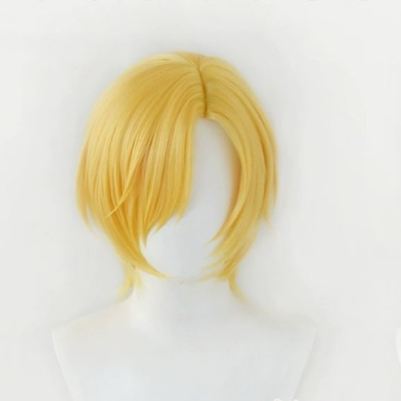 One Piece Sanji Short Yellow Hair Basic Wig