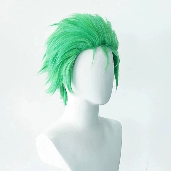 One Piece Roronoa Zoro Short Green Hair Basic Wig