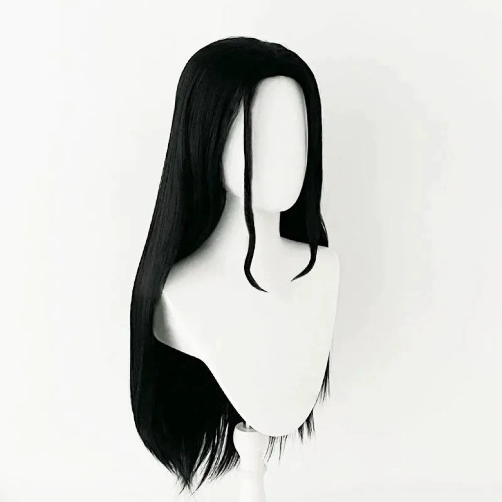 One Piece Nico Robin Long Black Hair Basic Wig