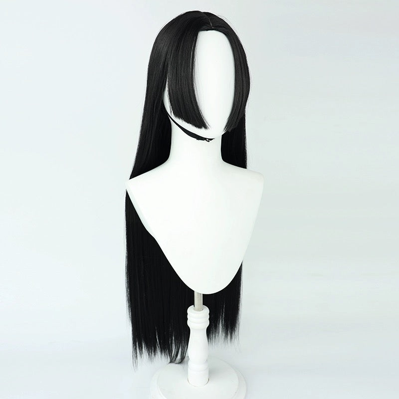 One Piece Boa Hancock Long Black Hair Basic Wig