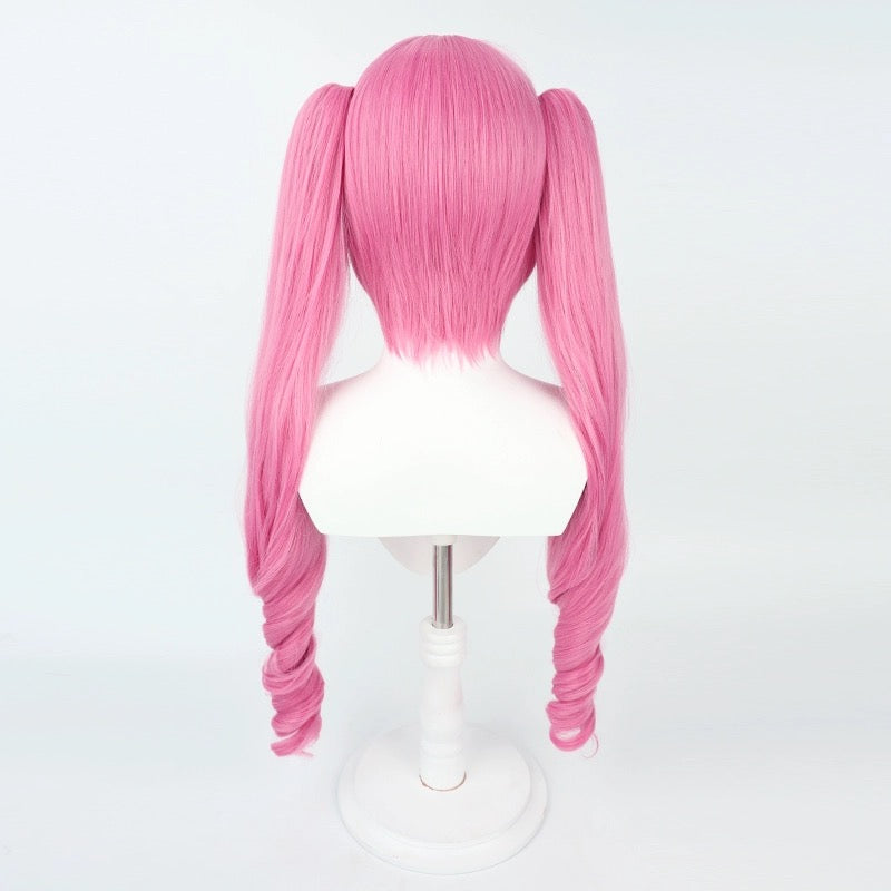 One Piece Perona Long Pink Hair Basic Wig