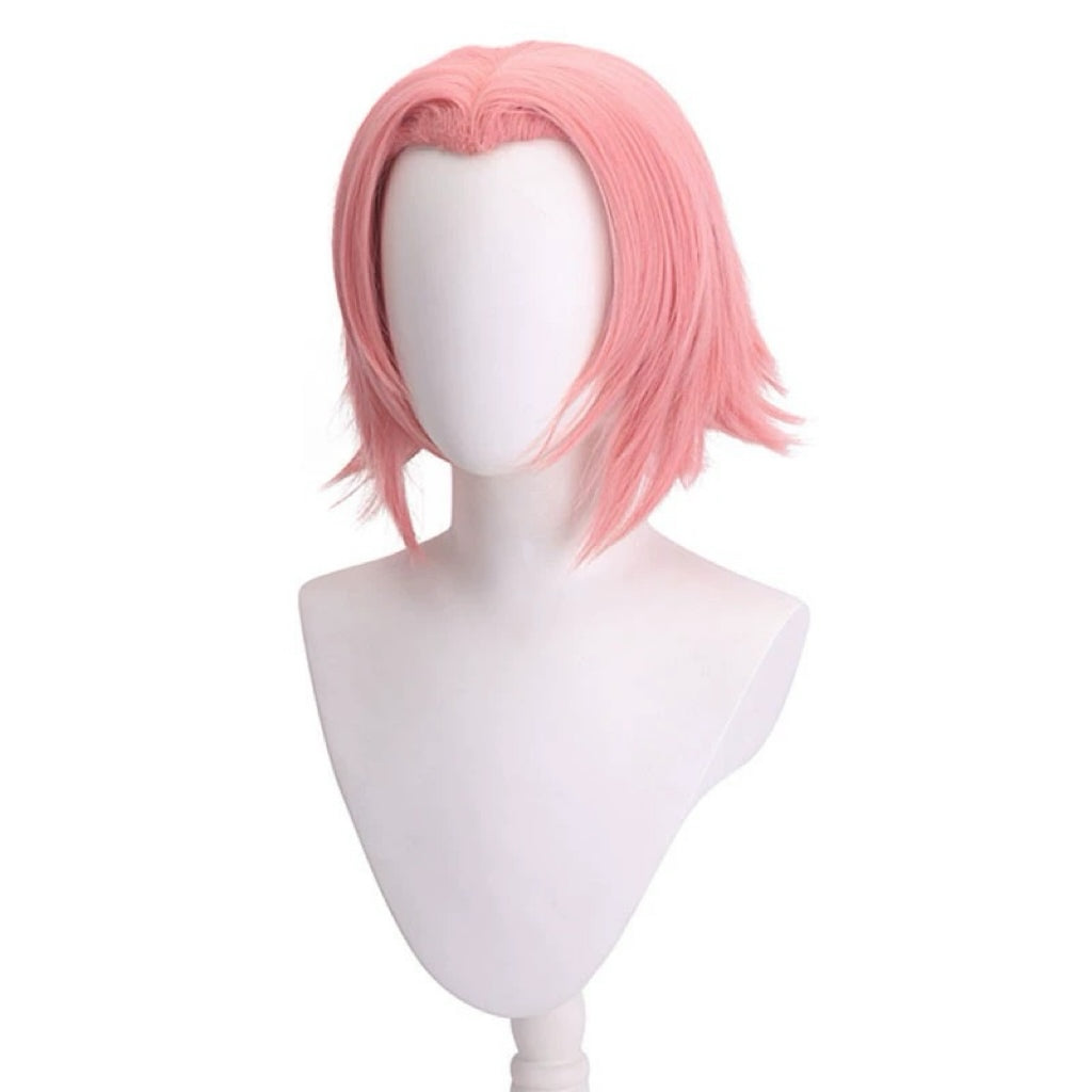 Naruto Haruno Sakura Basic-Perücke mit kurzen rosa Haaren